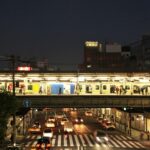 Tokyo Night Scene "Nishinippori Station"