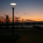 Winter evening at Toyosu, Tokyo