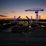Toyosu in evening